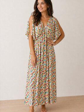 geren ford silk dress Geren Ford | Dresses | Geren Ford Silk Long Sleeve Center Slit Maxi Dress